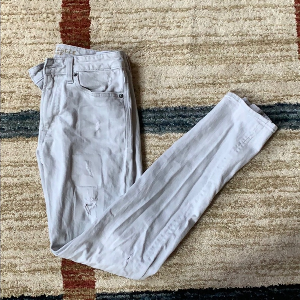 American Eagle grey jeans
